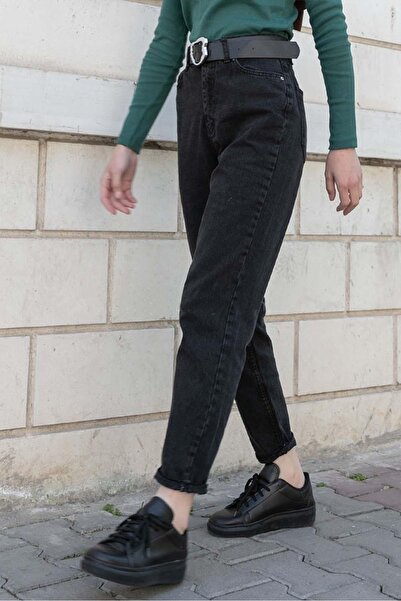 Bestenur Mom Jeans 1278 - Black