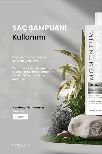 Momentum Silky Restore 700 ml Shampoo