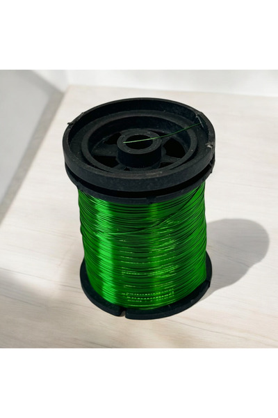 gürbüz filografi 0.30mm(30gr-50metre) Parlak Yeşil Renkli Filografi Teli