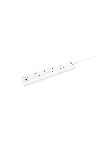 Philips 4 UK AC, no switch, 3M
2 x Type A USB (2.4A)
Child Safety  with fuse
13A breaker