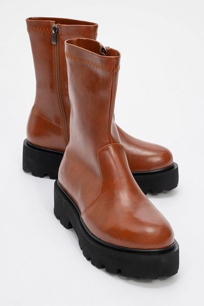 LuviShoes RUSH Tan Damenstiefel
