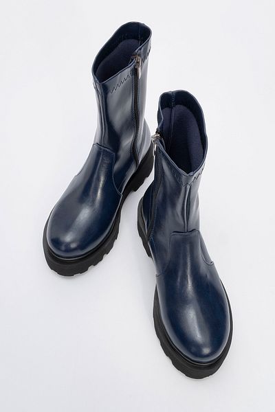 LuviShoes Γυναικείες μπότες RUSH Navy Blue