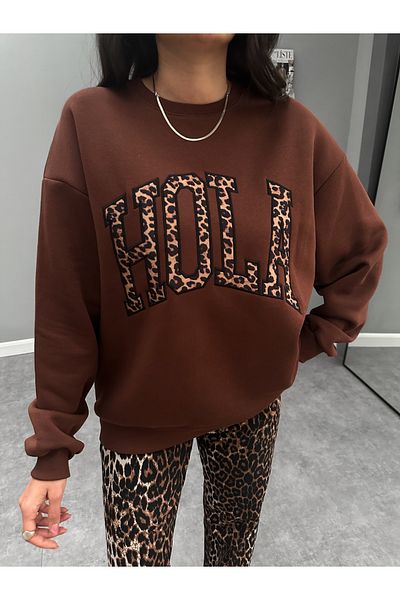 ESRAHELVACI Three Thread Raised Hola Sweatshirt