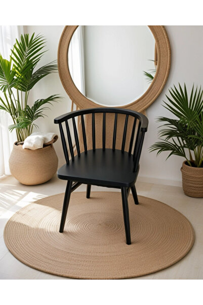 METSAN AKSESUAR Omurga Sandalye Siyah