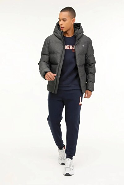 lumberjack ML NOLANK COAT SN23 3PR Antrasit Melanj  Erkek Kısa Kaban 101813421