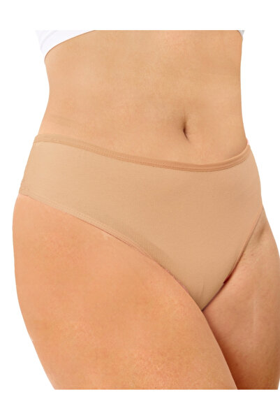 ALYA UNDERWEAR Chiloți din bumbac Bato Tanga pentru femei, șnur de mărime mare, pachet de 5 - 2 negri, 1 alb, 2 piele