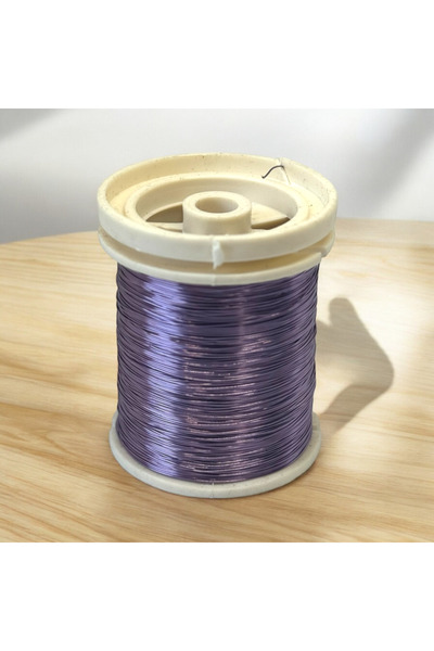 gürbüz filografi سلك تصوير بلون اللافندر 0.30 مم (30 جم - 50 مترًا).