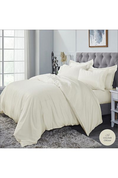 Donetella 7-Pieces King Size Hotel Style Cotton Rich Comforter ,240 x 260 cm