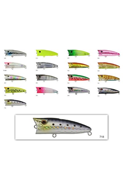 ZİPBAİTS Popper Tiny 48mm Su Üstü Poping 3.7gr LRF Sahtesi 781