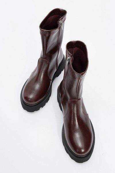 LuviShoes RUSH Burgundy Damenstiefel