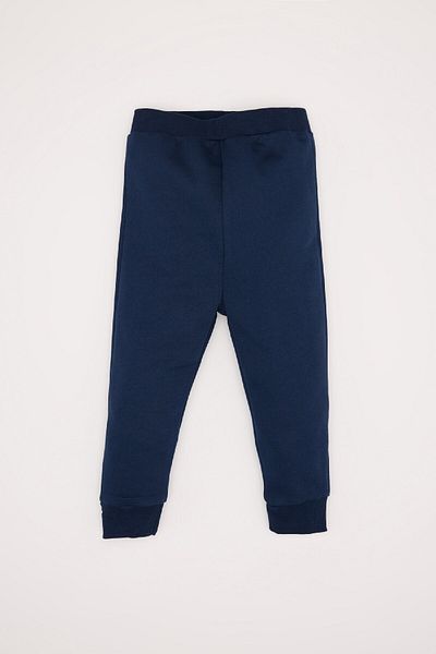 DeFacto Color Blocked Long Sleeve Sweatshirt and Jogger Tracksuit Set for Baby Boy - Y1