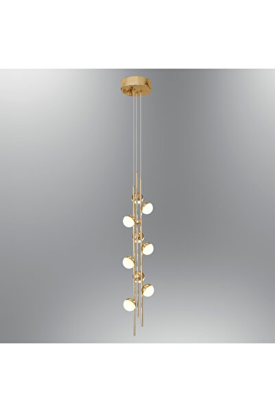 Özcan Aydınlatma 2842-9A-03 Stary 13cm 9'LU SARKIT SARI