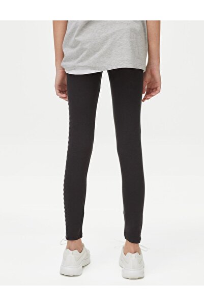 Marks & Spencer Slogan Desenli Legging Tayt (6-16 Yaş)