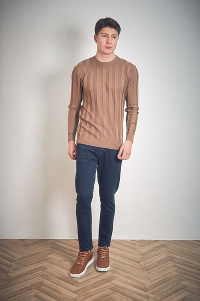 Fulla Moda Ίσιο τζιν παντελόνι με φερμουάρ