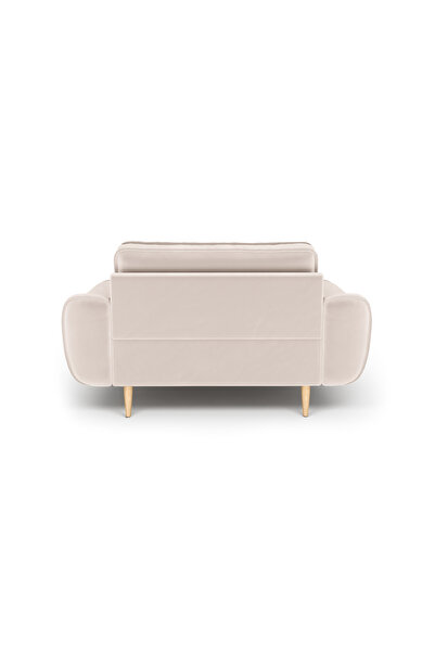 Normod Klem Loveseat Ahşap Ayak - Kadife
