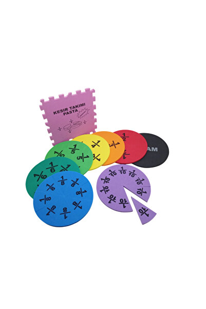 TopakEgitim KESİR TAKIMI PASTA- MIKNATISLI - EVA - 17 cm