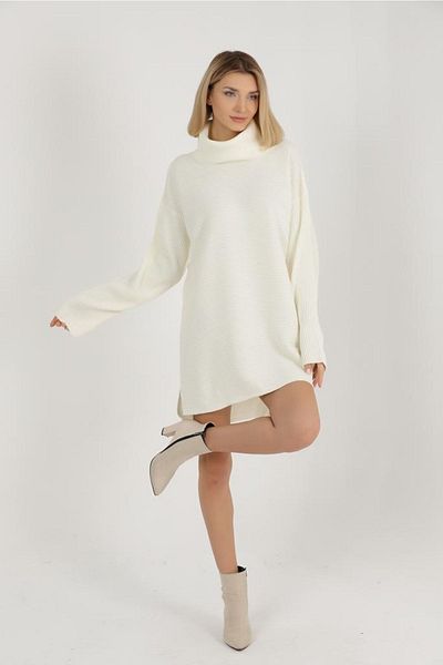 GND Knitwear Shawl Collar Dress