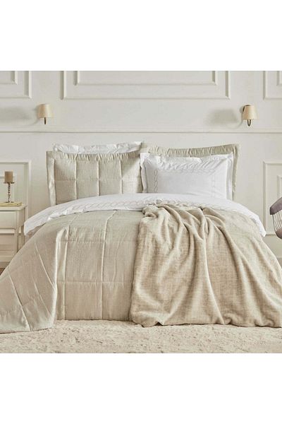 Karaca Home Bride Coll Daphne 10-teiliges Hochzeitsett Ecru