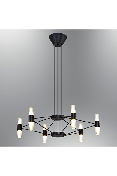Özcan Aydınlatma 2845-6A-19 Phulu 6'LI SARKIT SİYAH