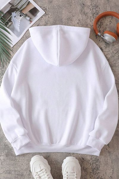 uyguntarz Φούτερ Monday Printed Cotton Oversize