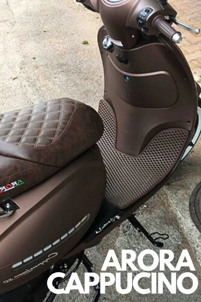OTOMOTİF Arora Cappucıno 50cc-125cc Motorsiklet Uyumlu Eva Paspas (KAHVE)
