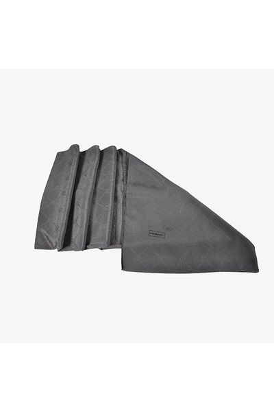 PİRAMİT Gray Monogram P Patterned Shawl
