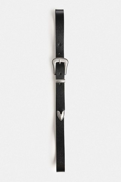 Antioch Men's Black Leather Belt
