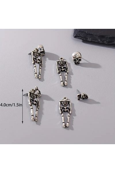 DANİSKA Skeleton Figure Earring