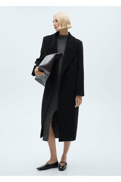 MANGO Woman Wrapped Knitwear Dress
