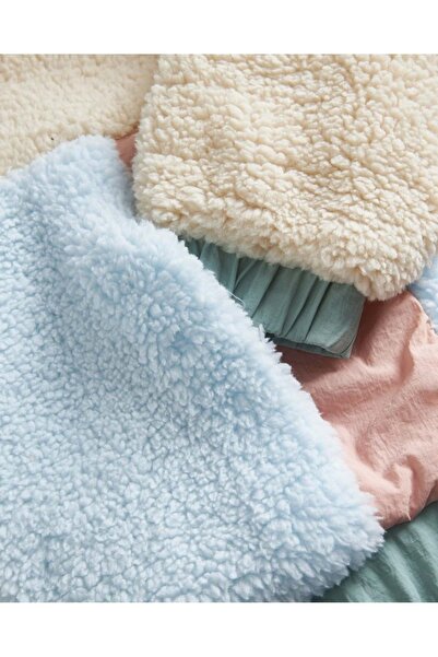 SKECHERS S232311 W Outdoor Fleece Full Zip Sherpa Kadın Mont Kadın Kaban PEMBE