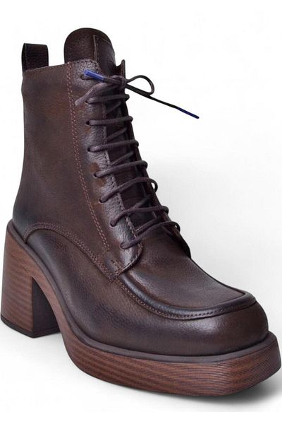 Mammamia 4615 Model Brown Nubuck Genuine Leather Casual Women's Boots