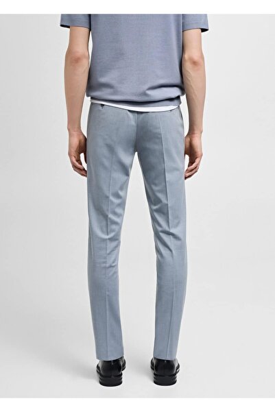 MANGO Man Süper slim fit streç kumaştan kumaş pantolon