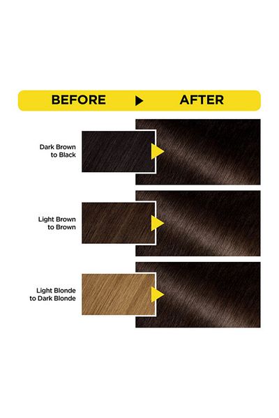 Garnier Olia, 5.0 Luminous Brown, No Ammonia Permanent Haircolor, with 60% Oils