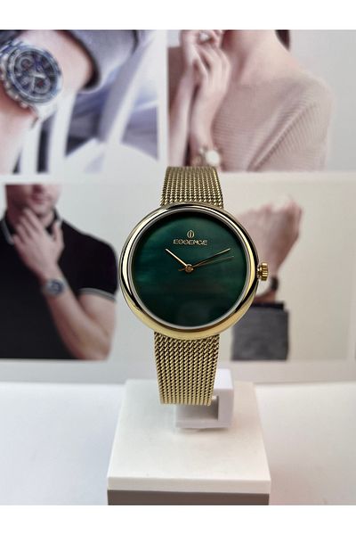 Essence Gold Straw Women's Wristwatch 5 Atm Waterproof