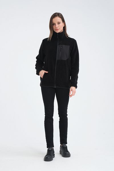 Store Women's Fleece Jacket with 5 Pockets