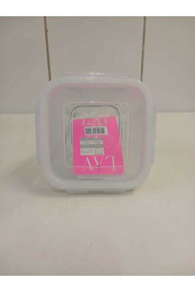 LAV Feyzade 700Cc Fresco Glass Storage Container with Lock - 1 Piece