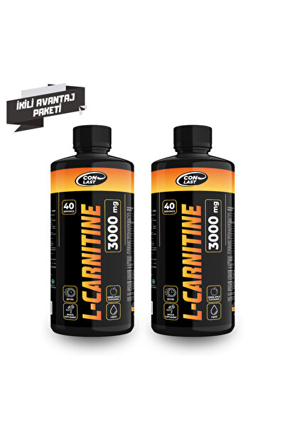 Conlast Ekonomik 2'li L-carnitine 3000mg Yeşil Elmalı L-Karnitin