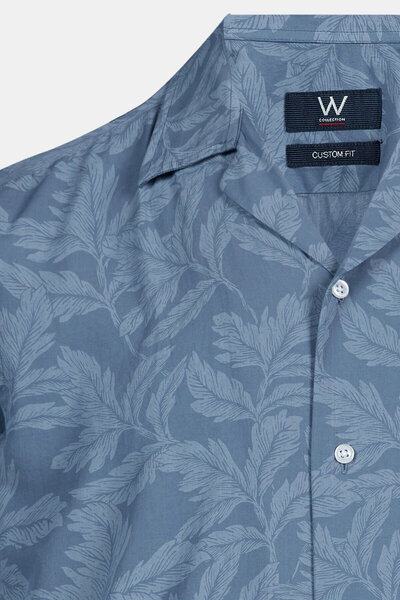 W Collection Indigo Print Shirt
