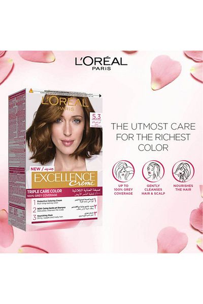 L'Oreal Paris Excellence, 5.3 Light Golden Brown