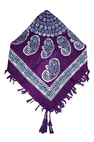 Safir Tuhafiye Βαμβακερό Ινδικό Φουλάρι 110 cm x 110 cm |   Ινδική γραφή