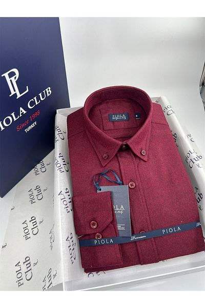 Piola Club Зимна мъжка риза Slim Fit