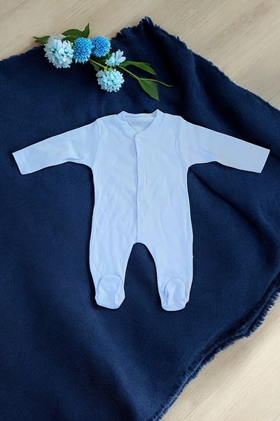Lui Baby Plain Snap Cotton Booties Baby Jumpsuit 3/6/9 Months