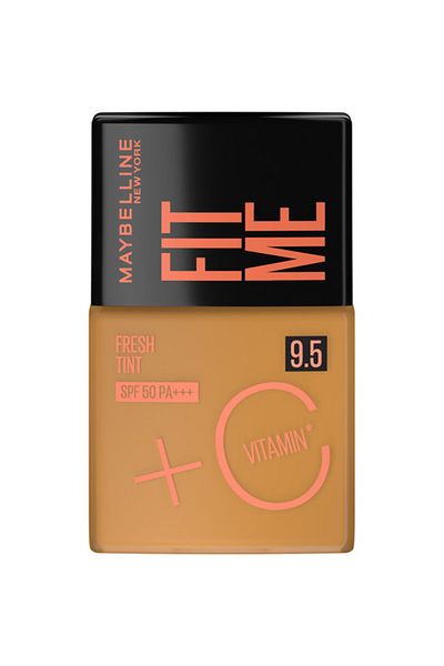 Maybelline New York , Fit Me Fresh Tint Foundation SPF 50 with Brightening Vitamin C, 9.5