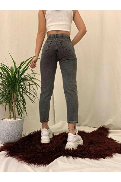 Bella denim Καπνιστή ψηλόμεση μαμά Jean Γυναικεία Boyfriend Jeans