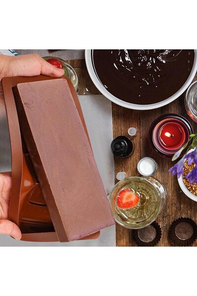 Busstier Silicone Dubai Chocolate Mold 200ml - High Quality Safe Bake up to 220 Degrees