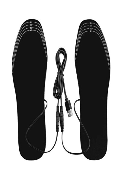 Obay Gahome USB Şarjlı Ayak Isıtmalı Tabanlık - 35-44 Numara - Siyah