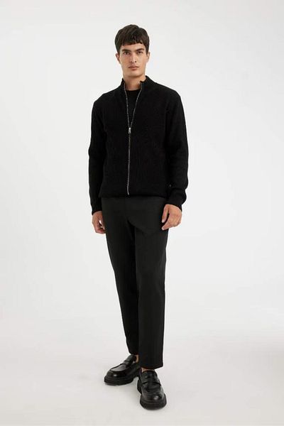 DeFacto Rollkragen-Cardigan mit Standard-Passform – C8172AX24AU