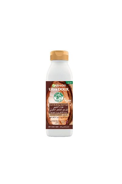 Garnier Ultra Doux Hair Food Curls Restoring Cocoa Butter Hair Food Conditioner-dry Curly Hair 350ml