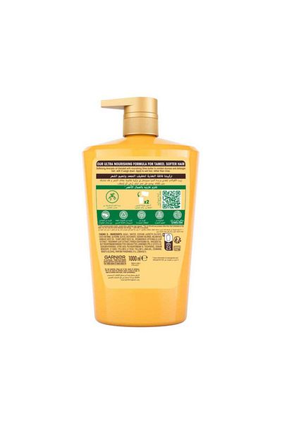 Garnier Ultra Doux Avocado Oil & Shea Butter Nourishing Shampoo, 1000 ml