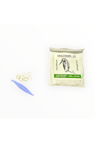 First Class Diş Teli Lastiği 5/16 14.0 oz 7.9mm Ağıziçi Lastik-Ortodonti Lastiği Takma Aparatı ve Ortodonti Mumu